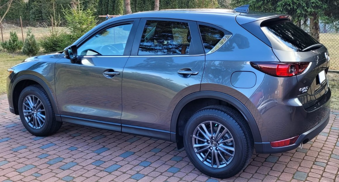 Mazda CX-5 po detailingu — widok z tyłu